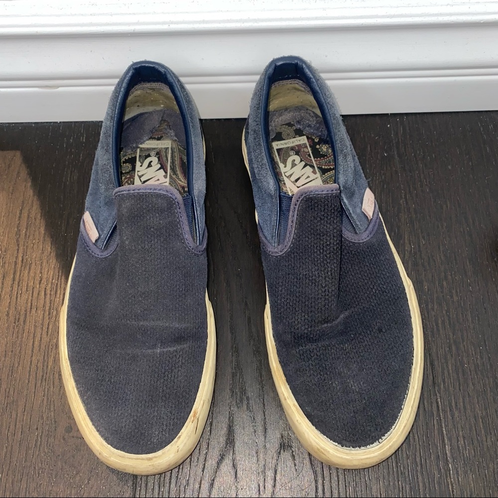 Navy Blue “Suede” Vans